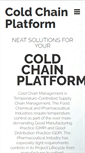 Mobile Screenshot of coldchainplatform.com
